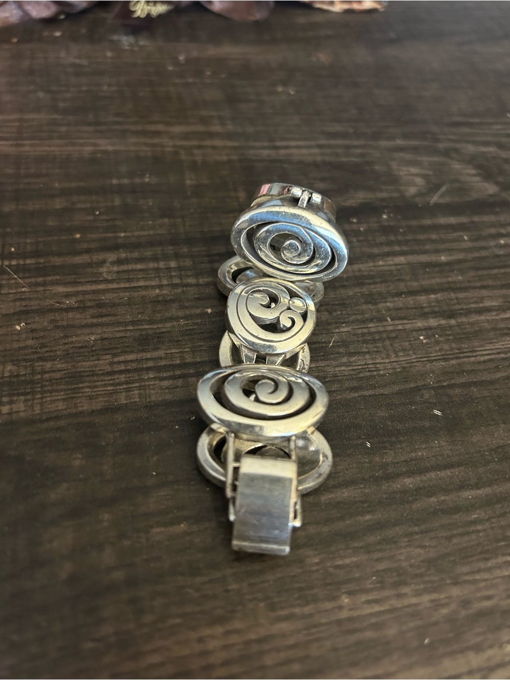 Brighton Silver Swirl Link Bracelet - Picture 2 of 2